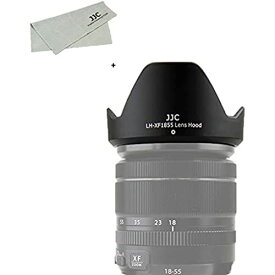 JJC 可逆式 レンズフード Fujifilm FUJINON XF 14mm F2.8 R & XF 18-55mm F2.8-4 R LM OIS レンズ 用 Ф58mm保護フィルター と レンズキャップ インストール可能