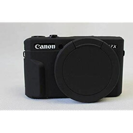 Canon キヤノン PEN G7 X Mark II G7X Mark II カメラカバー シリコンケース シリコンカバー カメラケース 撮影ケース ライナーケース、Koowl製作、外観が上品で、超薄型、品質に優れており、耐震・耐衝撃・耐磨耗性が高い (ブラック)