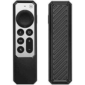 ProCase Apple TV 4K RP[X 2021 AVRJo[ ~ ϏՌ h~ Rg[[یJo[ASiri Remote Controller 2ɂΉ - ubN