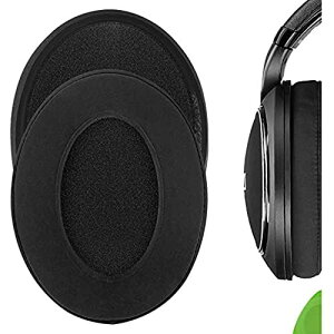 Geekria Comfort �C���[�p�b�h �݊��� �p�b�h Sennheiser HD598, HD598SE, HD598CS, HD598SR �w�b�h�z���ɑΉ� �C���p�b�h/�C���[�N�b�V����/�C���[�J�b�v (�x���A/�u���b�N)