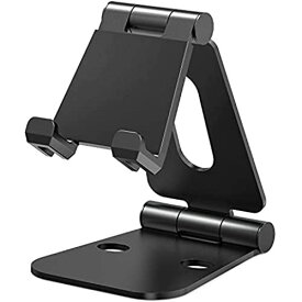 Nulaxy iPadスタンド タブレットスタンド スマホスタンド 充電スタンド 折り畳み式 270°自由調整可能 4-10インチに対応 Nintendo Switchスタンド A3(ブラック)