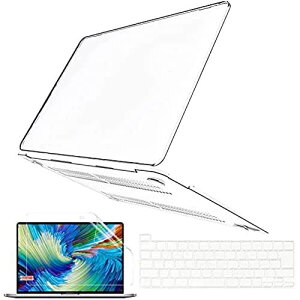 MacBook Pro 13�C���`�p �����P�[�X �v���X�`�b�N�� �ی�p�n�[�h�V�F���J�o�[&�L�[�{�[�h�J�o�[&�L�[�{�[�h�X�L�� �Ή��@��FMacBook Pro 13�C���` 2016�`2020�N���f���iA2338 M1/ A2289/ A2251/ A2159/ A1706/ A