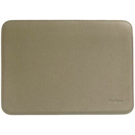 [Dom Teporna] MacBook Pro対応 13inch ケース ノートパソコン ケース 13インチ マックブックプロ対応 ラップトップ PCケース カバー スリーブ レザー 牛革 グレージュ