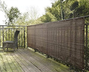 HIRARI バルコニー シェード 270×100cm 目隠し UVカット モーカ