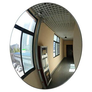 安全ミラー ガレージミラー 防犯ミラー 凸面ミラー 接着タイプ 丸型 直径:25.5cm