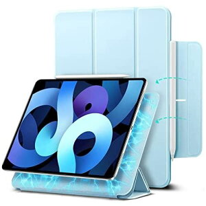 ESR iPad Air 4 P[X 2020 iPad 10.9C` iPad Pro 11 2018 Cz 񐢑 Pencil̃yAOƃCX[dɑΉ I[gX[v EFCN X y VNG O܂X^h Jo[ 