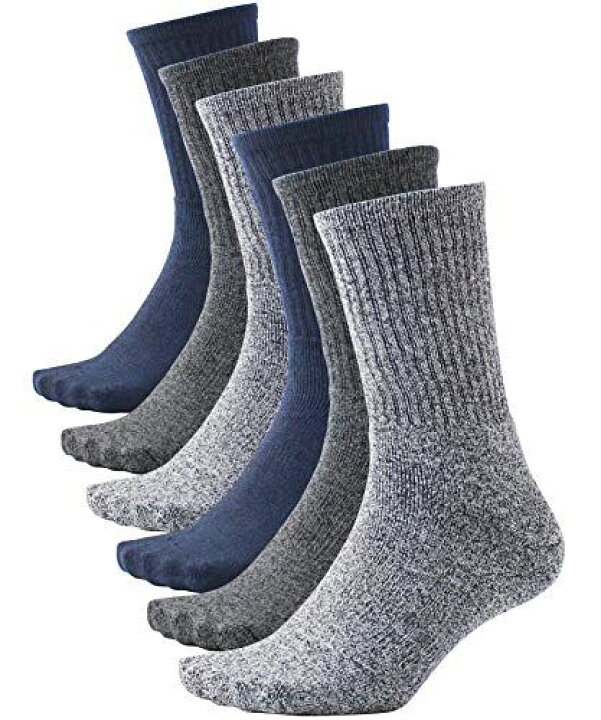 楽天市場 靴下 メンズ ビジネスソックス 厚手 パイルソックス 春秋冬 6足セット 25 27cm 杢6足 T M Bストア