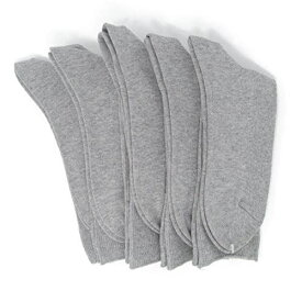 [レモコロ] 日本製 ソックス 消臭機能 超幅広ゆるゆる綿の靴下 5足組 22-24cm 24-26cm 26-28cm 28-30cm グレー