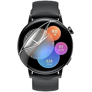 ELMK�y2���Z�b�g�zHUAWEI WATCH GT3 42mm �t�B���� �t�@�[�E�F�C WATCH GT3 42mm �ی�t�B���� TPU���E���𕂂��Ȃ��E�����ߗ��E�����^�E�w��h�~�E��ʑN�₩�����ׁE�\��t���ȒP