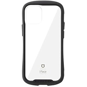 iFace Reflection iPhone 12 mini �P�[�X �N���A �����K���X [�u���b�N]