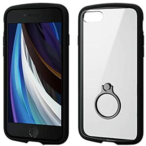 GR iPhone SE 2 2020 / 8 / 7 Ή P[X ϏՌ×t[ X}zOt TOUGH SLIM LITE [wʃNA^Cv] ubN PM-A19ATSLFCRBK
