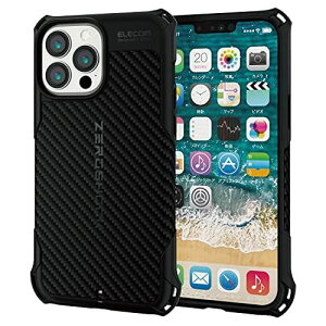 GR iPhone 13 Pro Max \tgP[X ZEROSHOCK Obv ubN PMWA21DZEROGBK P[X̂