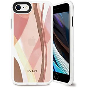 INJOYmall iPhone SE 2 (2020) P[X Yی Ռz t[ h~ PCw Sʕی p̃ṽfUCi[ ` lCJo[ TPUVRf ... kGbg