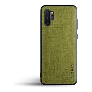 Samsung Galaxy Note 10 Plus�P�[�X ���n�p�^�[�����U�[�������S�ɕی쏃�F�X�}�z�P�[�XSamsung Galaxy Note 10 Plus (Green)