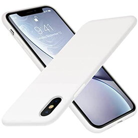 AOTESIER iPhone Xs Max ケース 6.5インチ 対応 ソフト タッチ シリコンケース 薄型 超軽量 指紋防止 擦り傷防止 全面保護 耐衝撃カバー スマホケース (ワイト)