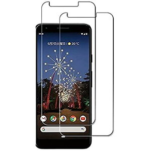 �y2���Z�b�g�zGoogle Pixel 3A �K���X�t�B���� �����K���X�t�B���� Google Pixel 3A �t�B���� �t���ی�t�B���� ��ʕی� �K���X�J�o�[ ���{���Ɏq�f�ލ̗p �ɔ�0.33mm �����ߗ� �ώw�� ...