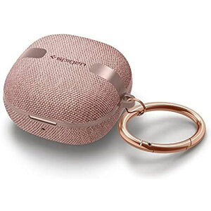 Spigen Galaxy Buds Pro �P�[�X Galaxy Buds 2 �P�[�X Galaxy Buds Live �P�[�X �t�@�u���b�N ���C�����X�[�d �Ή� �J���r�i �����O �t�� �Ռ� �z�� �y�� �L�Y�h�~ �u�����Y