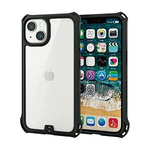 GR iPhone 13/nCubhP[X/ZEROSHOCK/t[J[/ubN