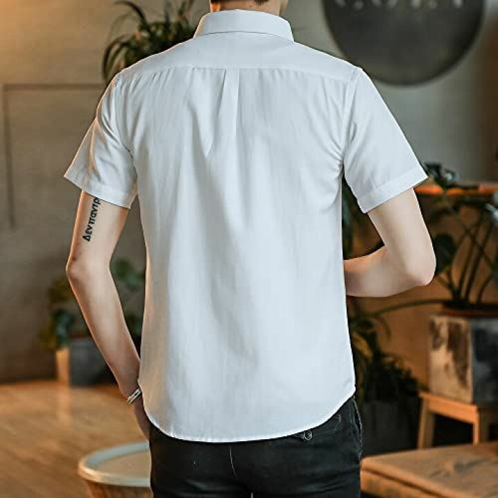 シャツ メンズ 半袖 夏服 カジュアル シンプル オシャレ 快適 軽い 柔らかい Tシャツ 無地 大きいサイズ ブランド買うならブランドオフ