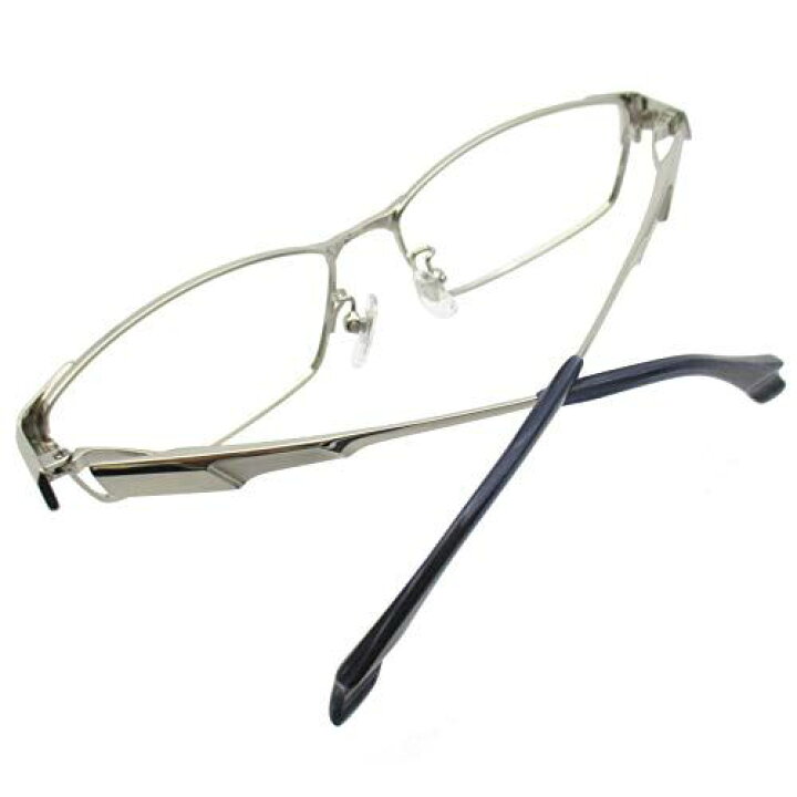 楽天市場】ビッグサイズ スクエア 伊達 眼鏡 大きい 幅広 ビッグ メタル フレーム PC メガネ UV ブルーライトカット : T.M.Bストア
