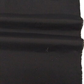 【生地・布】（ブラック）ポリエステルポプリン撥水加工　国産、広幅、エコバッグ、スタイ、手芸、裏地（h-1986)