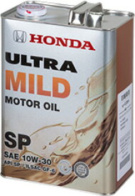 【6缶まで同梱可】HONDA ホンダ純正 ULTRA ウルトラ MILD SP GF-6 10W30 ガソリンエンジンオイル 4L