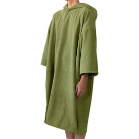【15％OFF】サウナポンチョ サウナ用品 ポンチョ 大きいサイズ 速乾 日本製 おすすめ おしゃれ 綿 男女兼用 メンズ レディース 泉州タオル タオル 着るタオル お着替えポンチョ