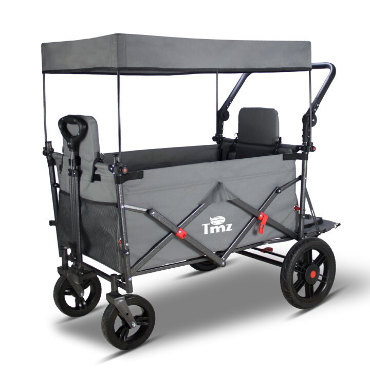 楽天市場】TMZ キャリーワゴン 折りたたみ式 アウトドアワゴン、、シートとシートベルト付き多機能カート、荷室拡張可能、フロントハンドル+リアプッシュ  ハンドル、四輪取り外し可能、ストッパー付き 耐荷重120kg : Tmz Outdoor Products Shop TMZ キャリーカート ...