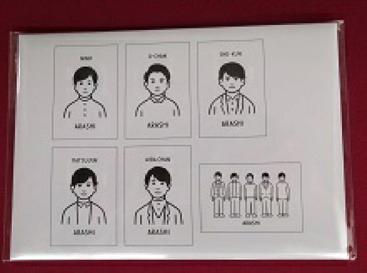 楽天市場】新品 嵐 ポストカードセット 6枚入り ARASHI EXHIBITION