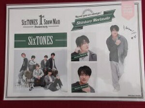 �V�i �X�{�T���Y SixTONES �X�e�b�J�[�Z�b�g SixTONES Snow Man 1st Anniversary �� �V�[�� �X�g�[���Y �O�b�Y