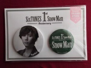 �V�i �������� Snow Man �ʃo�b�W�Z�b�g SixTONES Snow Man 1st Anniversary �� SnowMan �O�b�Y