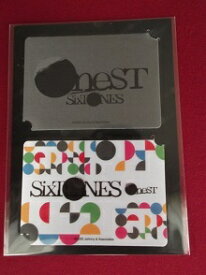 新品 ツアーステッカー SixTONES 2021 on eST ★ ステッカー ストーンズ ジェシー 京本大我 松村北斗 田中樹 森本慎太郎 高地優吾 カード グッズ