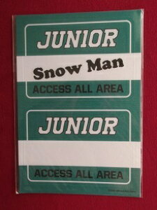 �V�i���J���i Snow Man SnowMan �X�e�b�J�[ �W���j�[�YJr.�`�����l�� �� �X�m�[�}�� �V�[�� ��{�� �[�V�C�� ���E�[�� �n���đ� ����N�� �������� �ڍ��@ �{�ڗ��� ���v�ԑ�� �O�b�Y