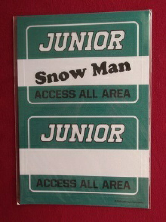 楽天市場】新品未開封品 Snow Man SnowMan ステッカー ジャニーズJr 