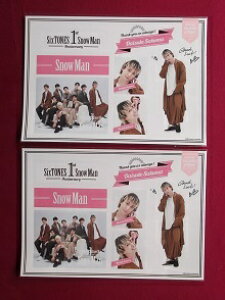 �V�i ���v�ԑ�� Snow Man �X�e�b�J�[�Z�b�g 2�_�Z�b�g SixTONES Snow Man 1st Anniversary �� SnowMan �V�[�� �O�b�Y