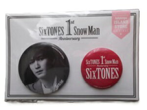 �V�i �W�F�V�[ SixTONES �ʃo�b�W�Z�b�g SixTONES Snow Man 1st Anniversary �� �X�g�[���Y �O�b�Y