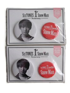 �V�i ����N�� Snow Man �ʃo�b�W�Z�b�g 2�_�Z�b�g SixTONES Snow Man 1st Anniversary �� SnowMan �O�b�Y
