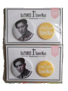 �V�i ��{�� Snow Man �ʃo�b�W�Z�b�g 2�_�Z�b�g SixTONES Snow Man 1st Anniversary �� SnowMan �O�b�Y