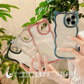【即納】スマホケースiPhone15 15pro 15plus iPhone13 ケース ネコ耳 ねこ キラキラ紙付き メッキ加工 スマホカバー 可愛い iPhone14 全機種対応 iPhone11 XS/XR/シンプル/11/透明/12ProMax12Pro