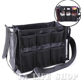 ヘアメイクバッグ プロ用 ヘアメイクバッグ メイクバッグ 現場バッグ メイクスタジオバッグ 大容量 肩掛け プロフェッショナル メイクアップアーティスト 美容師 仕事用 化粧品収納バッグ