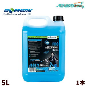 MOERMAN モアマン スクイーズデラックス 5L (1本) 詰め替え用 プロ用ガラスクリーナー ガラス洗剤 植物由来か再生可能な資源 環境配慮型 注ぎ口付 M25147 JI 大特価セール