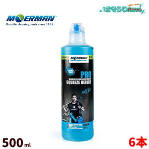 MOERMAN モアマン スクイーズデラックス 500mL(6本)プロ用ガラスクリーナー ガラス洗剤 植物由来か再生可能な資源 環境配慮型 注ぎ口付 まとめ買い(1本あたり 1686円) M24611 JI 大特価セール