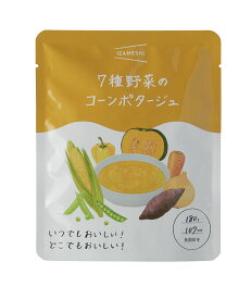 IZAMESHI SOUP 7種野菜のコーンポタージュ (長期保存食/3年保存/おかず)【非常食 保存食 備蓄食 防災 防災用品 防災グッズ SOUP スープ 備蓄防災食