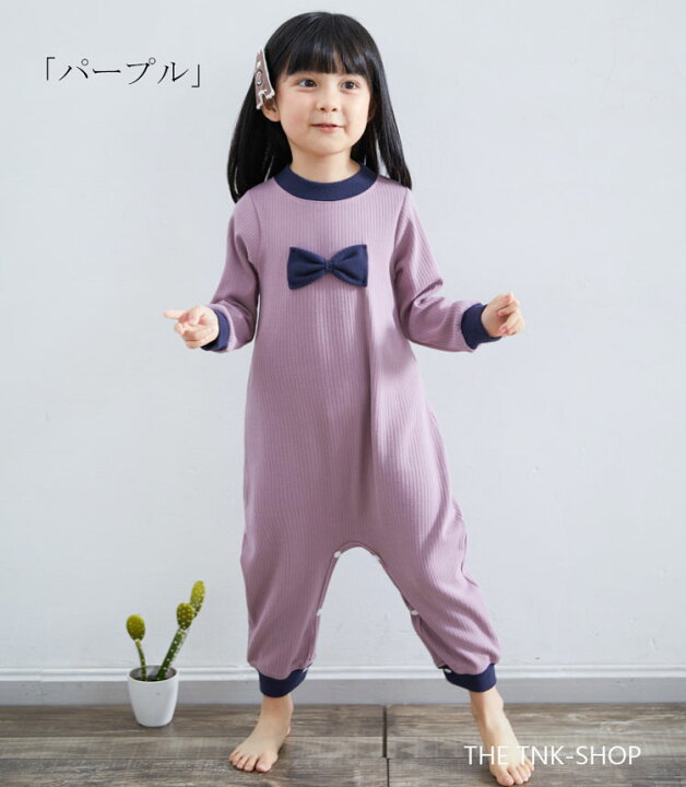 楽天市場 つなぎ パジャマ 子供用パジャマ つなぎ パジャマ 子供 女の子 オールインワン ロンパース 長袖 リボン オーバーオール オールインワン ロンパース ルームウェア 部屋着 つなぎ スナップボタン 女児 ジュニア 90 150 The Tnk Shop