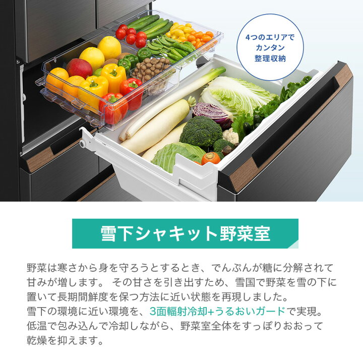 楽天市場】シャープ フレンチドア冷蔵庫 457L プラズマクラスター搭載 