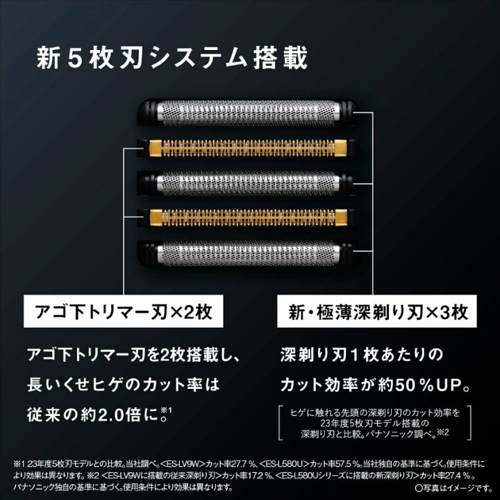 楽天市場】Panasonic パナソニック ラムダッシュPRO 5枚刃 ES-L550U-S 