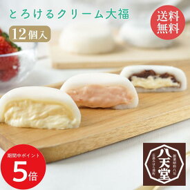 9/4 20:00〜 先着限定クーポンあり × SS ◆広島 「八天堂」 とろけるくりーむ大福3種12個詰合せ // お中元 お見舞い ギフト 贈り物 手土産 喪中 残暑見舞い 内祝い お供え お歳暮 お返し プレゼント 記念日 お取り寄せ 出産祝い 御祝 熨斗 食品開発 お菓子