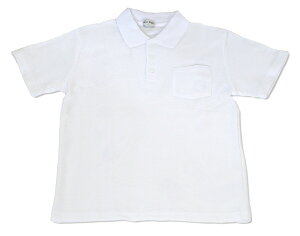 【体操服・登校着】白ポロシャツ(半袖)