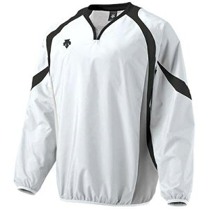 【メール便だと送料無料】長袖ウインドジャック DESCENTE デサント PJ320B | 野球 シャツ 上 ウェア シャカシャカ ピステ ベースボール かぶり ソフトボール 定番 ベーシック 1枚仕様 薄手 長袖