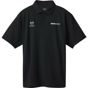 【メール便だと送料無料】MOVESPORT ポロシャツ DESCENTE デサント 半袖 SUNSCREEN ミニ鹿の子 バックロゴ ポロシャツ MVSP DMMXJA70 | MOVE sports ムーブスポーツ カジュアル メンズ 吸汗速乾 ストレッチ UV